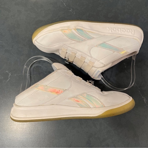 Reebok Y5 W6.5-7 white vegan  slip on sneakers - Picture 11 of 14